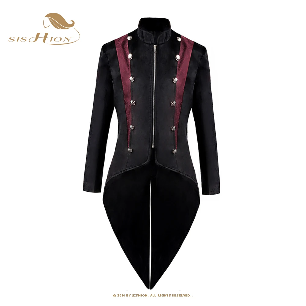 SISHION Velvet Men Medieval Victorian Costume Tuxedo Gentlema Tailcoat VD3483 Gothic Steampunk Trench Vintage Frock Outfit Coat
SISHION Velvet Men Medieval Victorian Costume Tuxedo Gentlema Tailcoat VD3483 Gothic Steampunk Trench Vintage Frock Outfit Coat