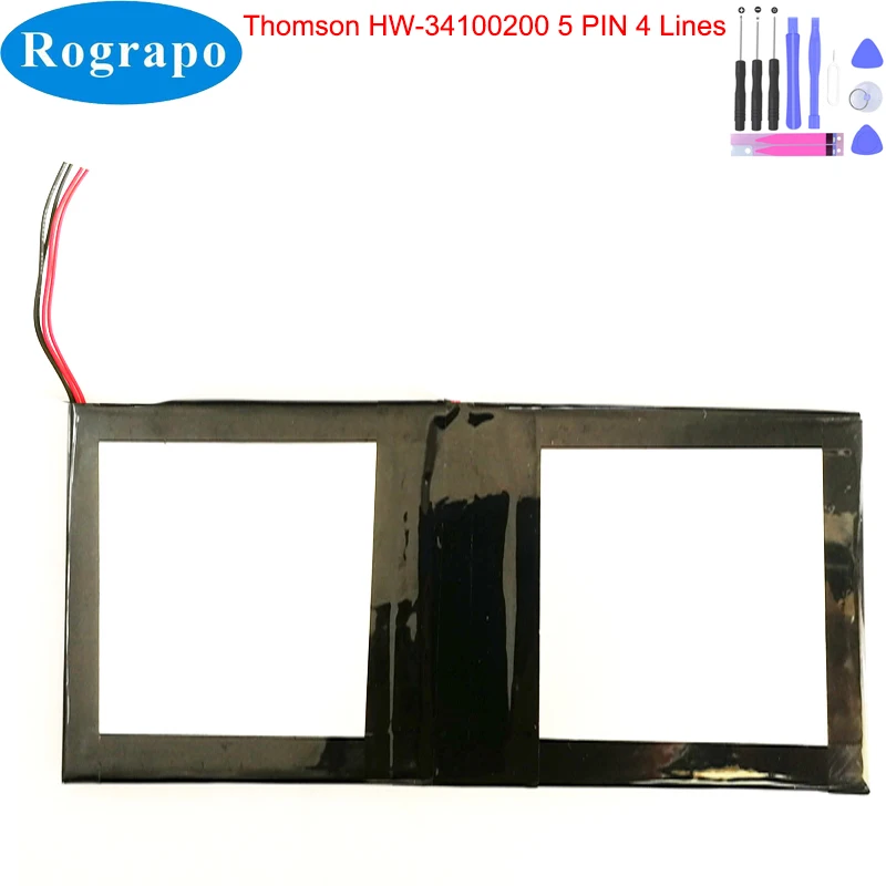 Новый аккумулятор 3,8 в 10000 мАч для ноутбука и планшета для Thomson HW-34100200 5 контактов 4-проводной разъем + Инструменты
Новый аккумулятор 3,8 в 10000 мАч для ноутбука и планшета для Thomson HW-34100200 5 контактов 4-проводной разъем + Инструменты