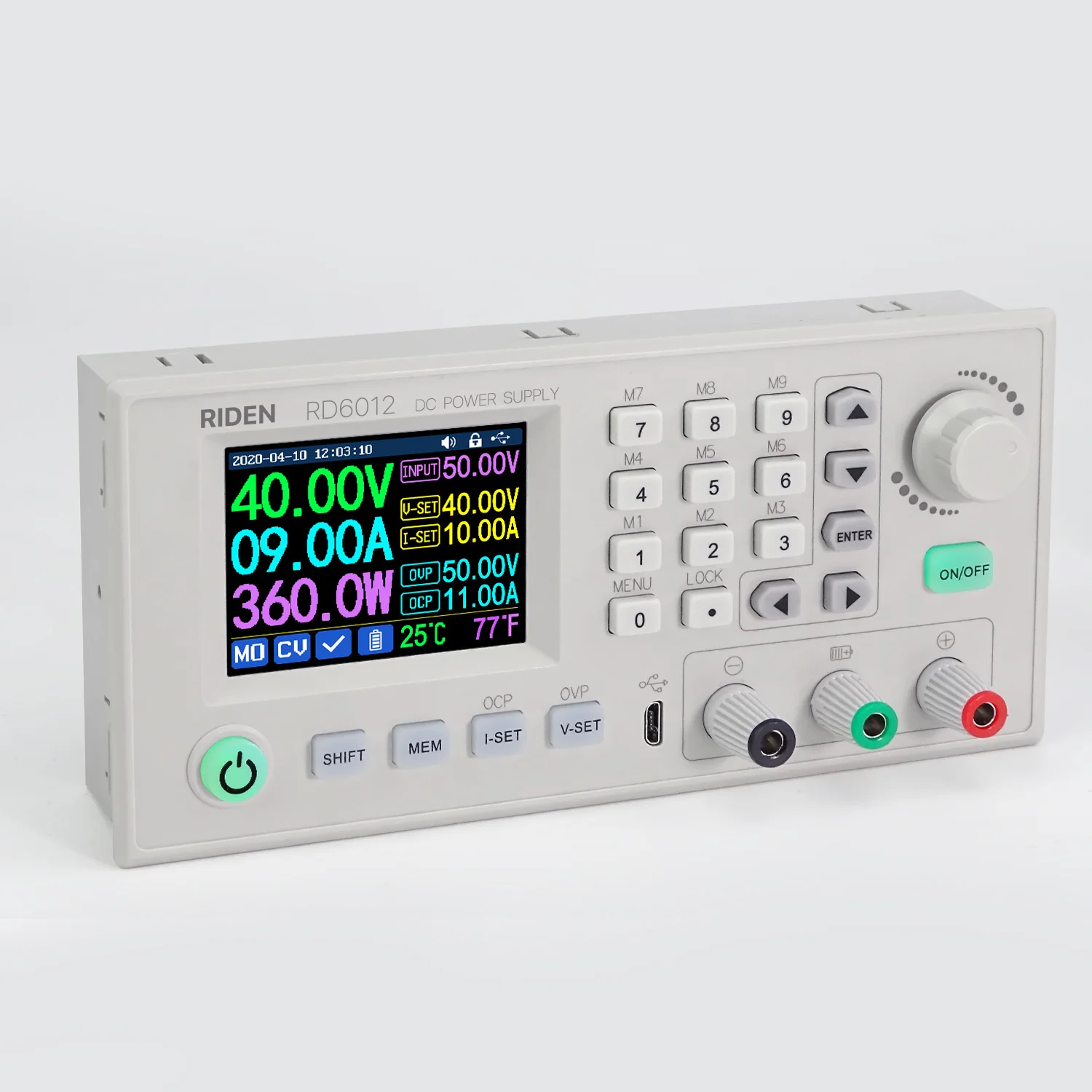 RD RIDEN RD6012 RD6018-W USB WiFi DC - DC Voltage Current Step-down Power Supply Module Buck Voltage Converter Voltmeter 60V 6A
RD RIDEN RD6012 RD6018-W USB WiFi DC - DC Voltage Current Step-down Power Supply Module Buck Voltage Converter Voltmeter 60V 6A
