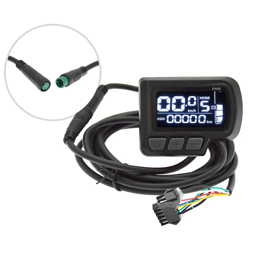 E-bike EN06 LCD Display Control Panel 24-48V For Electric Bicycle Scooter 6pin Display Waterproof Speedmeter Electric Bike Meter
E-bike EN06 LCD Display Control Panel 24-48V For Electric Bicycle Scooter 6pin Display Waterproof Speedmeter Electric Bike Meter