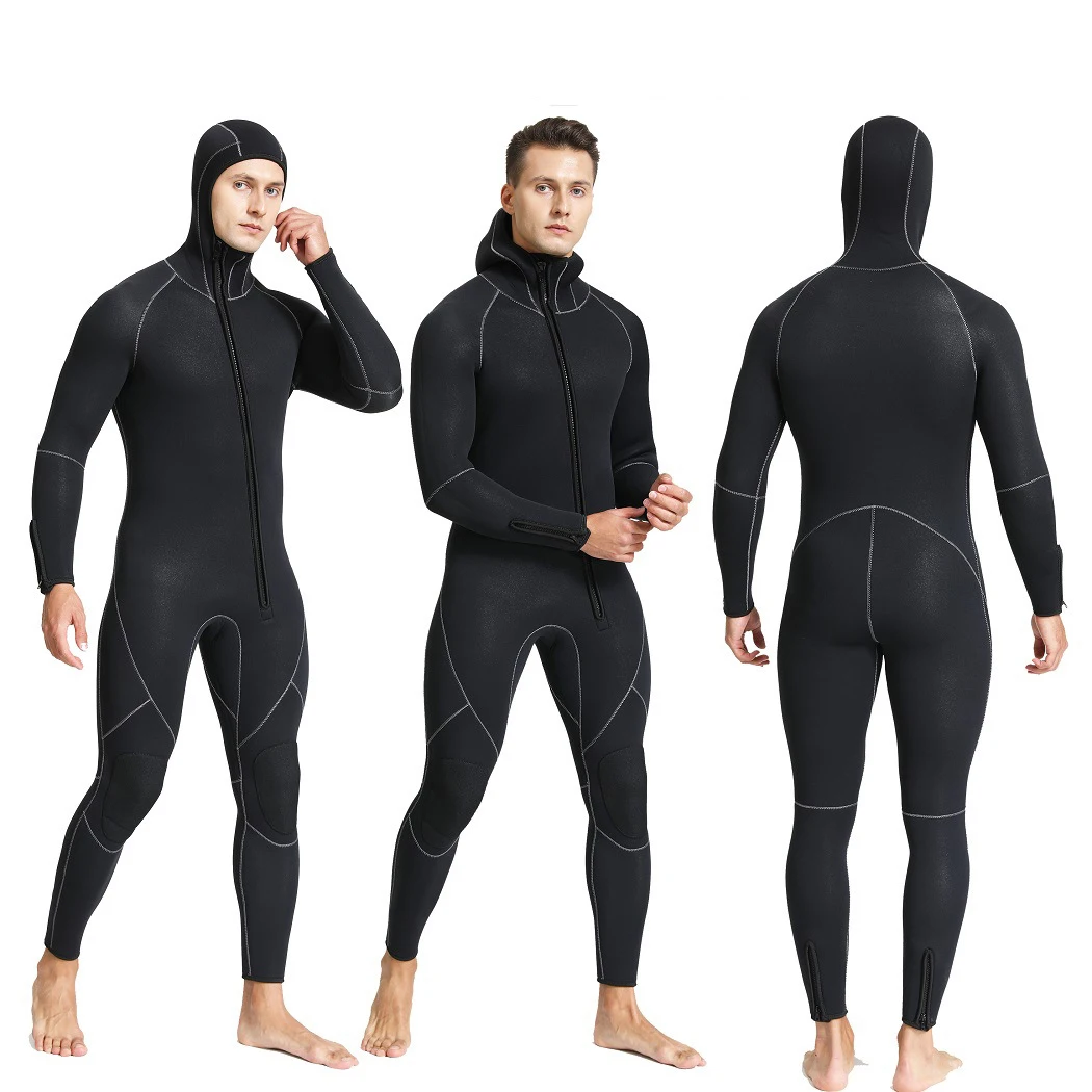 

5mm Neoprene Wetsuits Long Sleeve Keep Warm Full Scuba Diving Suits Women Diving Swimwear One-piece Snorkeling Surfing Wetsuit