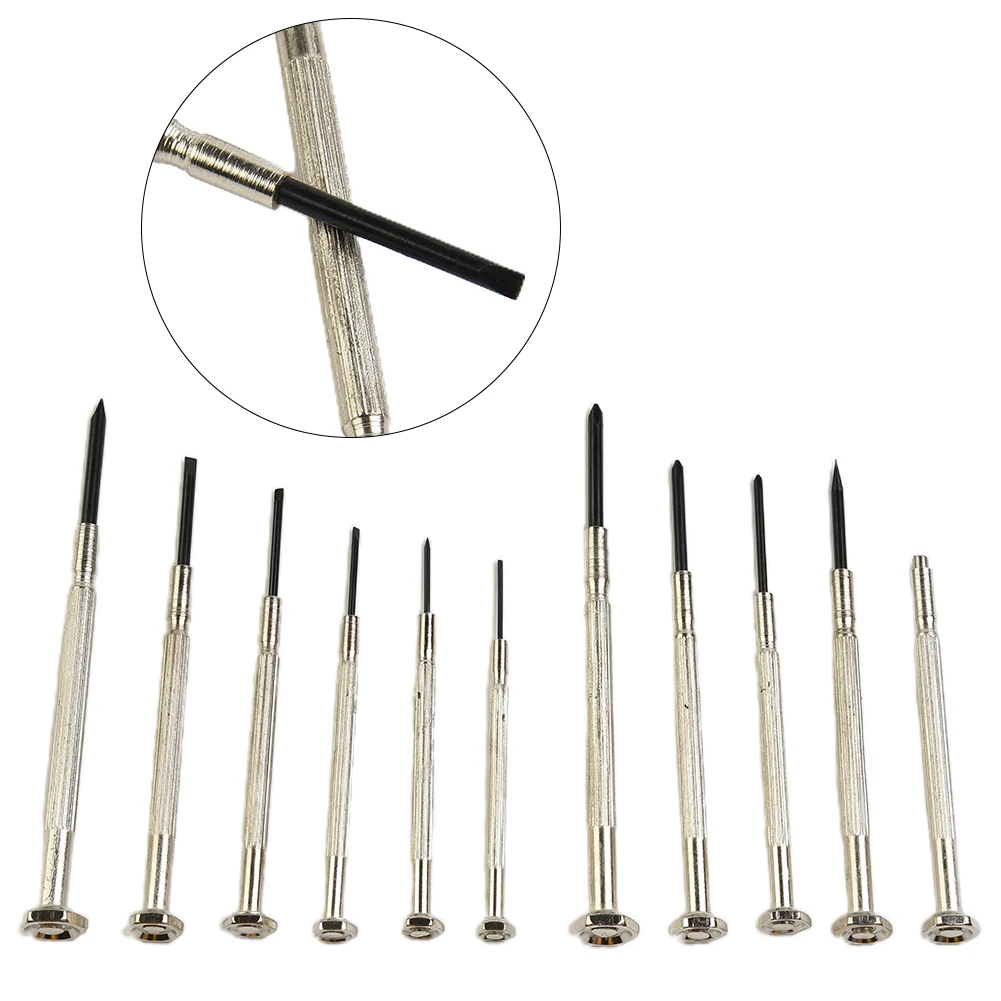 11pcs Professional Precision Screwdriver Set For Watch Jewelry Glasses Electronic Small Screw Cell Phone Repairs DIY Tool Kit
11pcs Professional Precision Screwdriver Set For Watch Jewelry Glasses Electronic Small Screw Cell Phone Repairs DIY Tool Kit
