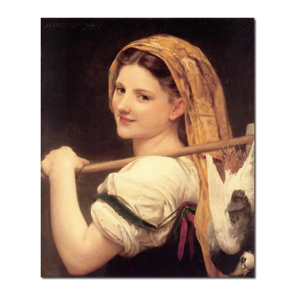 

The return of the market by William Adolphe Bouguereau paintings For sale Home Decor Hand painted High quality