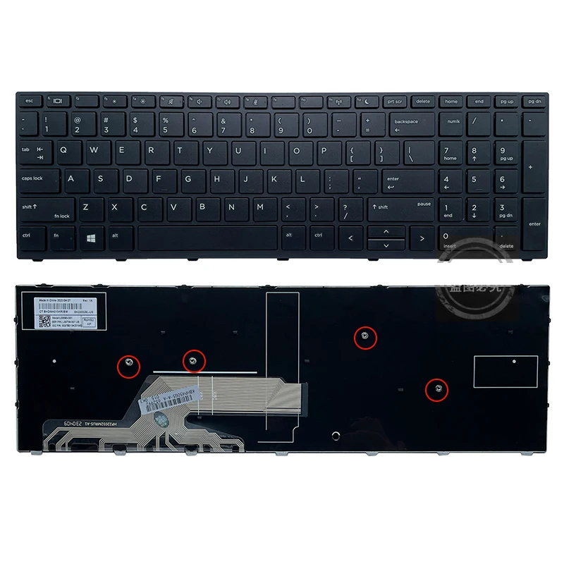For HP PROBOOK 450 G5 455 G5 470 G5 650 G4 650 G5 laptop replace keyboard For HP PROBOOK 450 G5 455 G5 470 G5 650 G4 650 G5 laptop replace keyboard
