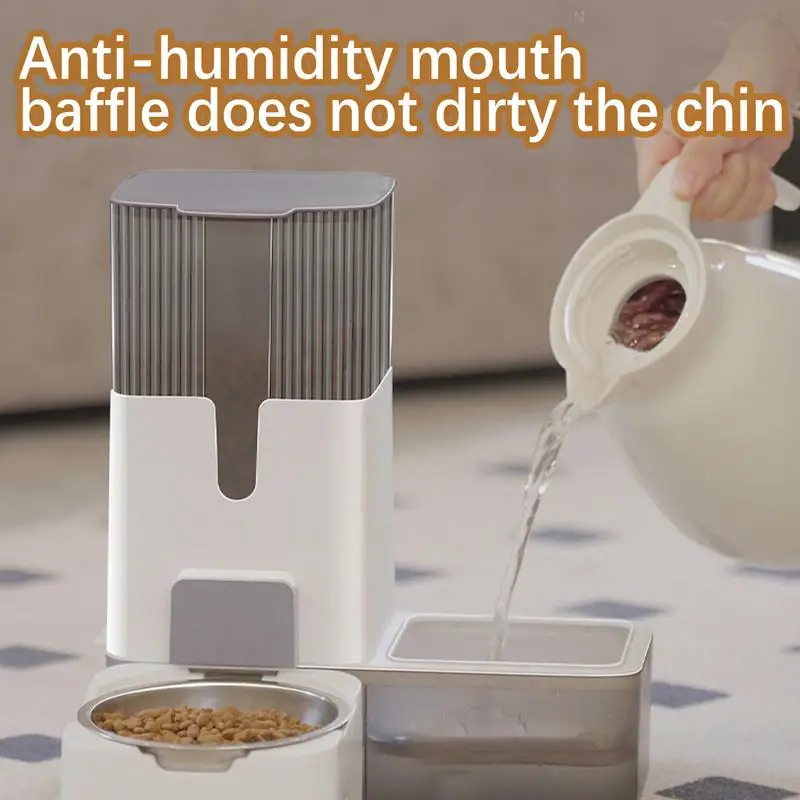 Automatic Dog Feeder Cat Food Feeder Waterer Stainless Steel Bowl Auto Dog Feeder Pet Food Dispenser 2 In 1 Water Dispenser Pet
Automatic Dog Feeder Cat Food Feeder Waterer Stainless Steel Bowl Auto Dog Feeder Pet Food Dispenser 2 In 1 Water Dispenser Pet