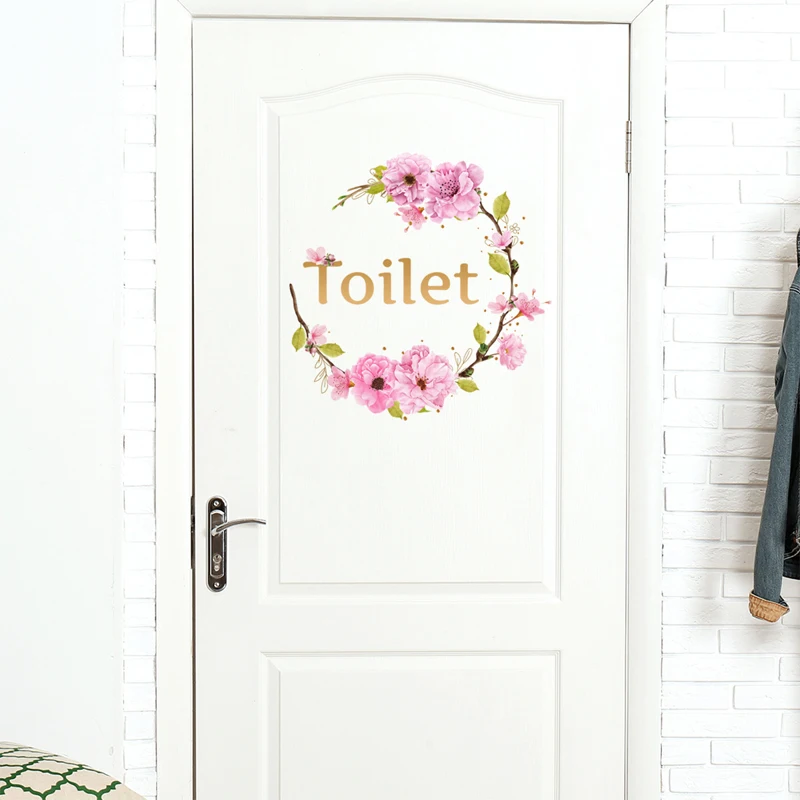 Flower Toilet Door Wall Stickers For Public Place Home Decor Bathroom Toilet WC Entrance Sign Wall Decals Vinyl Art Toilet Decor
Flower Toilet Door Wall Stickers For Public Place Home Decor Bathroom Toilet WC Entrance Sign Wall Decals Vinyl Art Toilet Decor