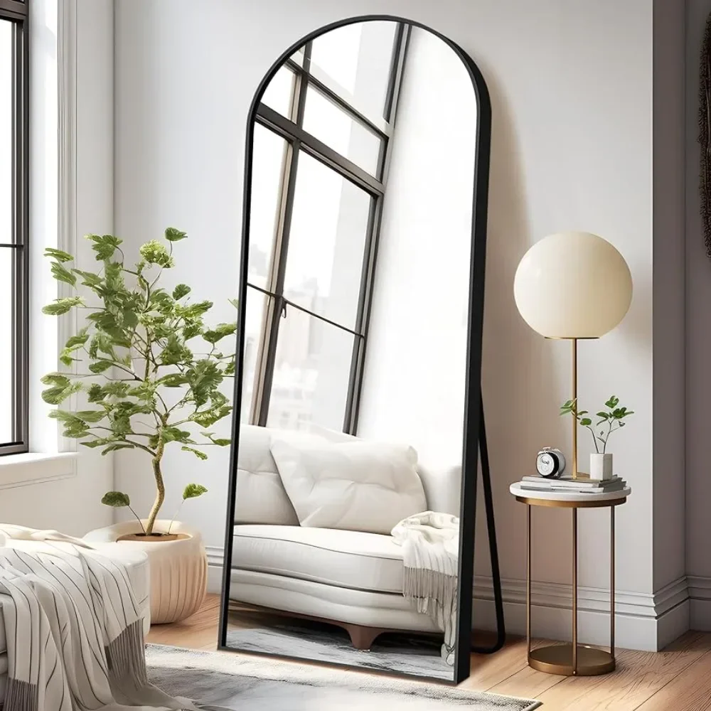 

Large Mirror Full Body With Lights Arched Full Length Mirror Standing Hanging or Leaning Against Wall Living Room Furniture Home