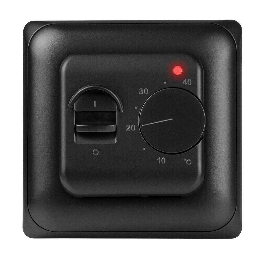 Accessories Thermostat Replacement Room Temperature Controller Underfloor W/ Ground Sensor 230 Volt Black Fittings
Accessories Thermostat Replacement Room Temperature Controller Underfloor W/ Ground Sensor 230 Volt Black Fittings