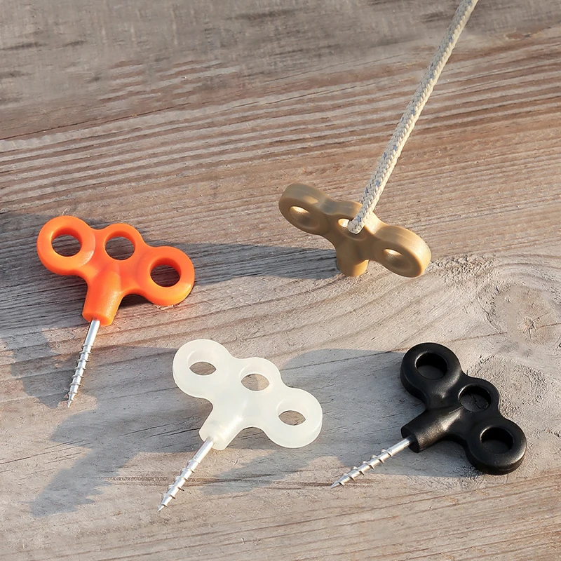 4Pcs Night Vision Tent Nail Pegs Screw Spike Hook Rope Buckle Travel Ground Pin Outdoor Equipment Hiking Camping Accessories
4Pcs Night Vision Tent Nail Pegs Screw Spike Hook Rope Buckle Travel Ground Pin Outdoor Equipment Hiking Camping Accessories
