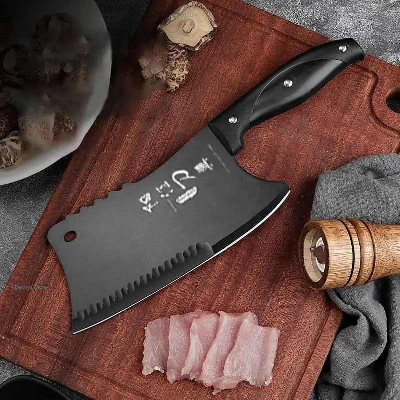 2 In 1 High Hardness Butcher Knife Stainless Steel Bone Chopping Knife Meat Fish Vegetables Cleaver Russian Real Knife
2 In 1 High Hardness Butcher Knife Stainless Steel Bone Chopping Knife Meat Fish Vegetables Cleaver Russian Real Knife