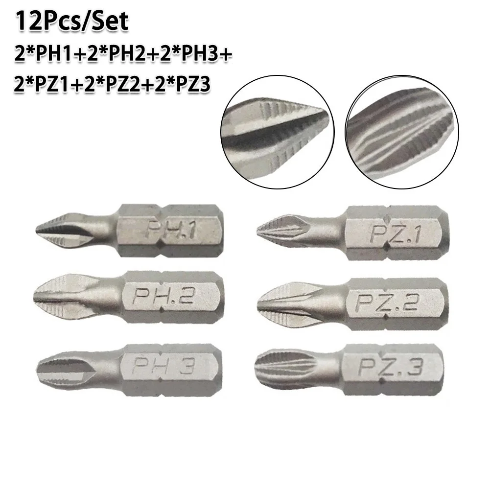 12Pcs Non-Slip Batch Head PH2 Cross Screwdriver Set Magnetic Batch Head 25mm Parafusadeira Herramientas De Mano Hand Tools
12Pcs Non-Slip Batch Head PH2 Cross Screwdriver Set Magnetic Batch Head 25mm Parafusadeira Herramientas De Mano Hand Tools