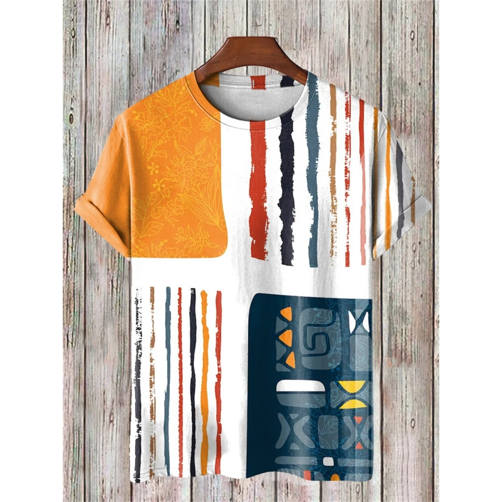 Men's T-Shirt Casual Fashion 3d Print Short Sleeved Summer Retro T-Shirt For Men Clothing Street Breathable T Shirt Top Tee
Men's T-Shirt Casual Fashion 3d Print Short Sleeved Summer Retro T-Shirt For Men Clothing Street Breathable T Shirt Top Tee