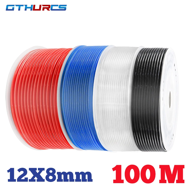 100 Meters Roll 12*8mm OD12mm*ID8mm PU High Pressure Pneumatic Component OD Air Line Hose For Compressor
100 Meters Roll 12*8mm OD12mm*ID8mm PU High Pressure Pneumatic Component OD Air Line Hose For Compressor