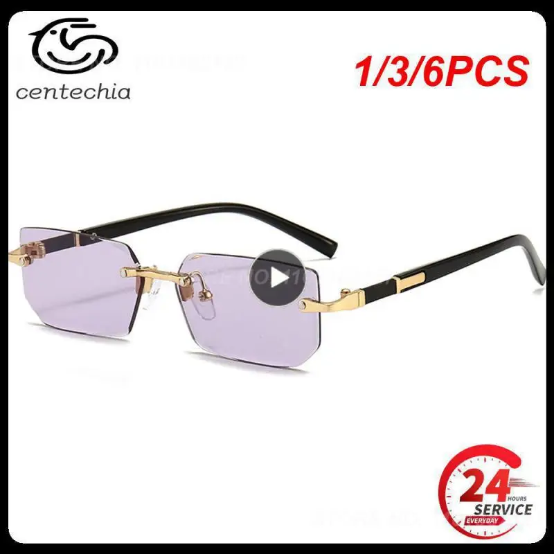 Очки солнцезащитные без оправы UV400 для мужчин и женщин, Модные прямоугольные солнечные аксессуары с градиентом, в стиле панк, с защитой от ультрафиолета, 1/3/6 шт.
Очки солнцезащитные без оправы UV400 для мужчин и женщин, Модные прямоугольные солнечные аксессуары с градиентом, в стиле панк, с защитой от ультрафиолета, 1/3/6 шт.