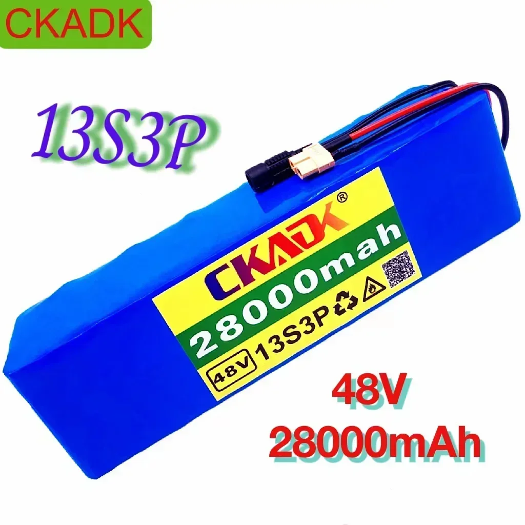 18650 batterie 48V 13s3p 28ah/28000mah pour vélo électrique 1000W, avec BMS intégré, connecteur xt60 et chargeur inclus
18650 batterie 48V 13s3p 28ah/28000mah pour vélo électrique 1000W, avec BMS intégré, connecteur xt60 et chargeur inclus
