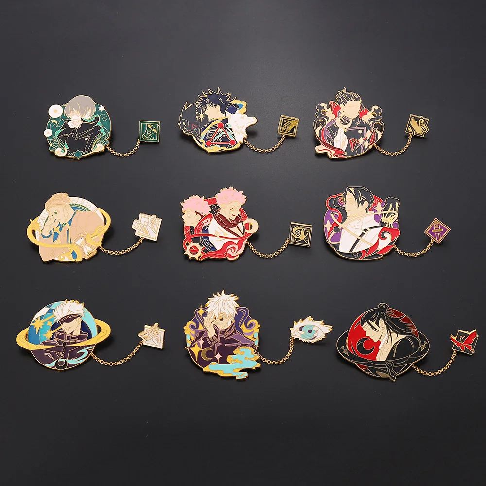 Anime Jujutsu Kaisen Itadori Yuji Fushiguro Megumi Gojo Satoru Cartoon Metal Badge Pin Alloy Brooch Pin Props Accessories
Anime Jujutsu Kaisen Itadori Yuji Fushiguro Megumi Gojo Satoru Cartoon Metal Badge Pin Alloy Brooch Pin Props Accessories