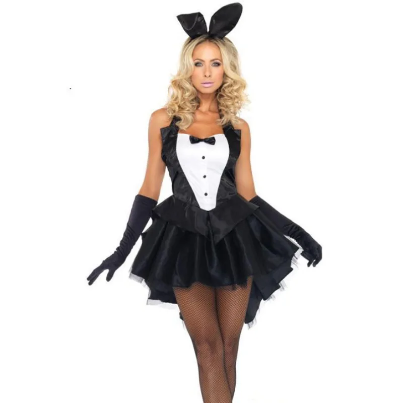 Women Sexy Halloween Bunny Girl Cosplay Costume Bar stage Nightclub Party Tuxedo Rabbit Carnival Fancy Dress Up Party Dresses
Women Sexy Halloween Bunny Girl Cosplay Costume Bar stage Nightclub Party Tuxedo Rabbit Carnival Fancy Dress Up Party Dresses