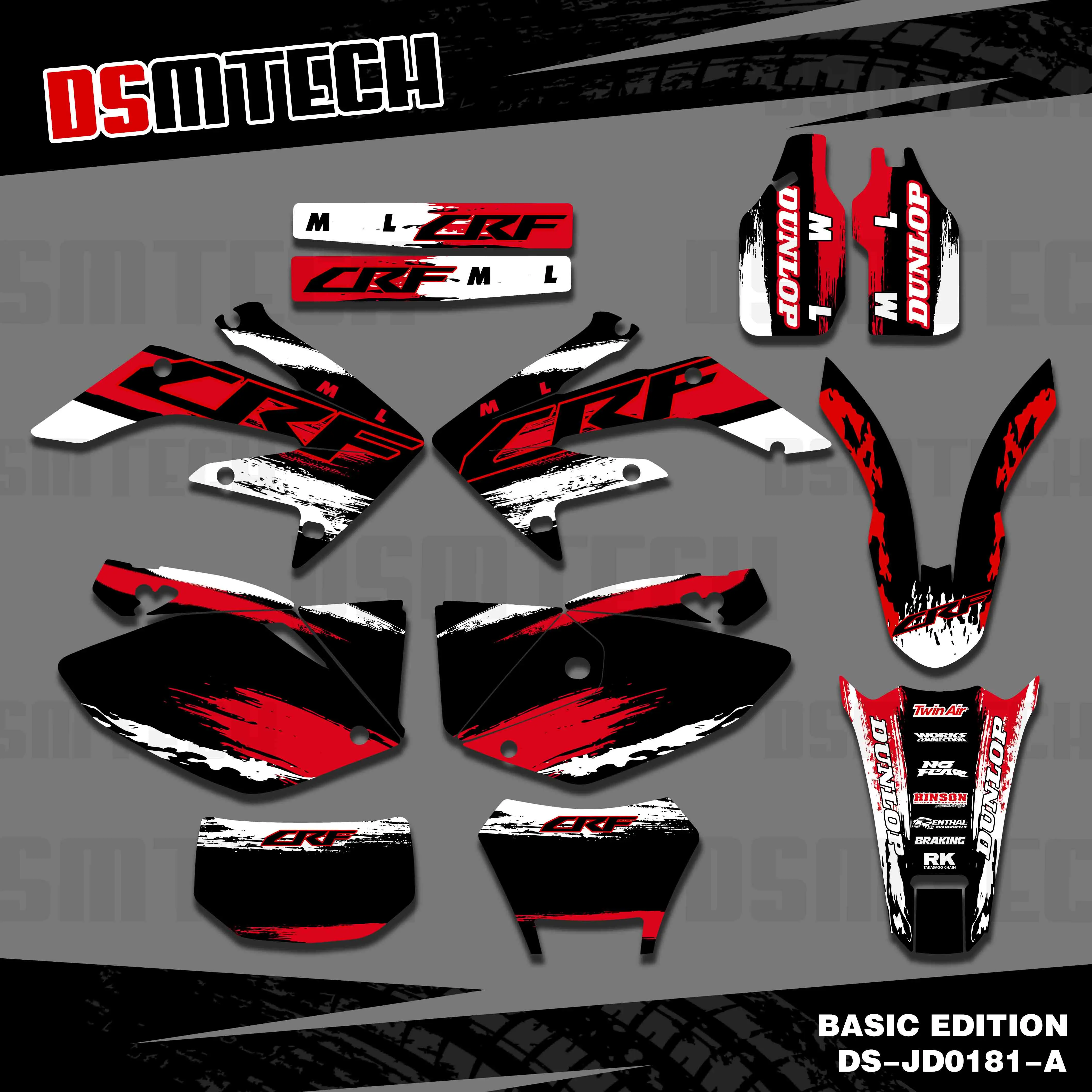 DSMTECH Motorcycle Graphics Decal Sticker Kit for Honda CRF250X CRF 250X 2004-2012 2007 2008 2009 2010 2011-2019 Customized Gift
DSMTECH Motorcycle Graphics Decal Sticker Kit for Honda CRF250X CRF 250X 2004-2012 2007 2008 2009 2010 2011-2019 Customized Gift