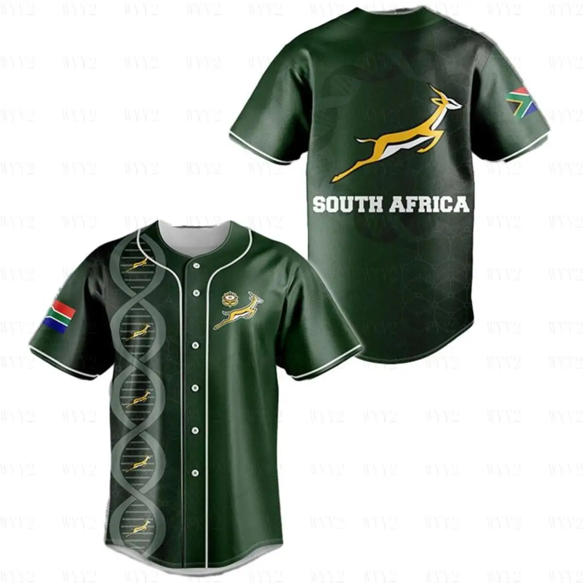 South African DNA Springbok Print Baseball Jersey Men's Sports T-Shirt 2023 New Casual Oversized Streetwear
South African DNA Springbok Print Baseball Jersey Men's Sports T-Shirt 2023 New Casual Oversized Streetwear