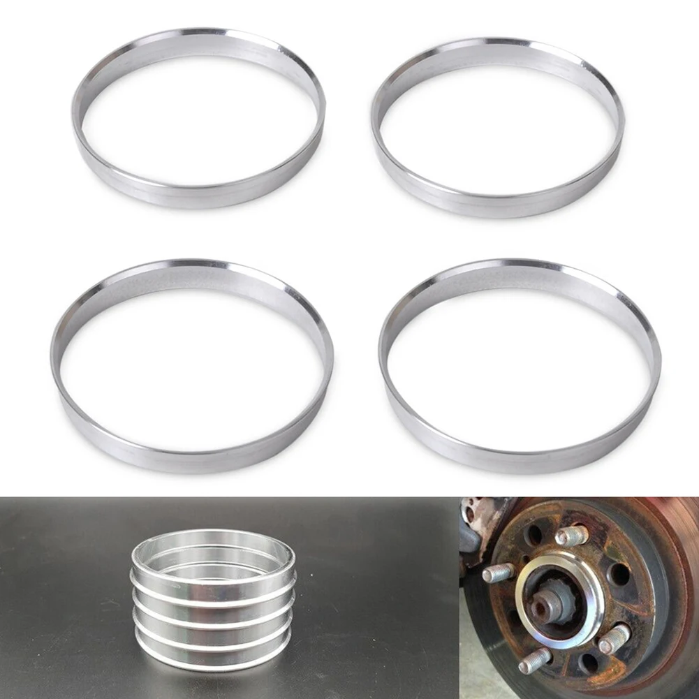 

4 Pcs Car Aluminum Alloy Wheel Hub Center Car Wheel Hub Ring Wheel Hole Center OD = 73.1 Mm To ID = 56.1 Mm 4PCS