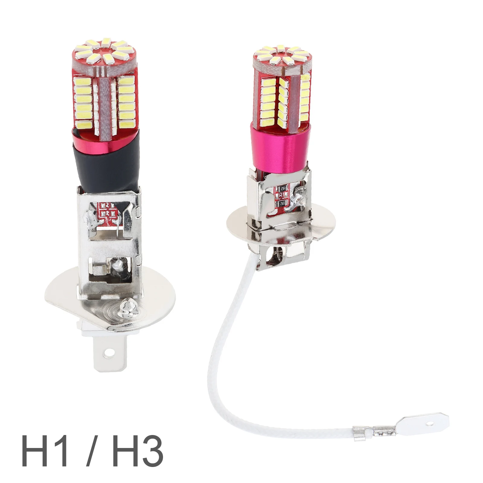 H1 / H3 3014 57SMD 12V 6000K Canbus Super Bright Car Fog Light, Super Bright Fog Light LED Car Light Headlight Driving Lamp Bulb
H1 / H3 3014 57SMD 12V 6000K Canbus Super Bright Car Fog Light, Super Bright Fog Light LED Car Light Headlight Driving Lamp Bulb
