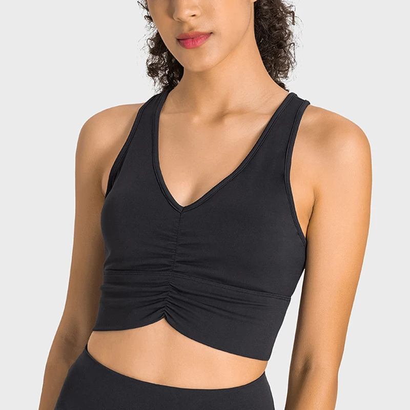 Plunging V-neck Racerback Styling Wild Thing Bra Light Support Smooth Sculpting Sports Bra 4-Way Stretch Moisture-wicking Tops
Plunging V-neck Racerback Styling Wild Thing Bra Light Support Smooth Sculpting Sports Bra 4-Way Stretch Moisture-wicking Tops