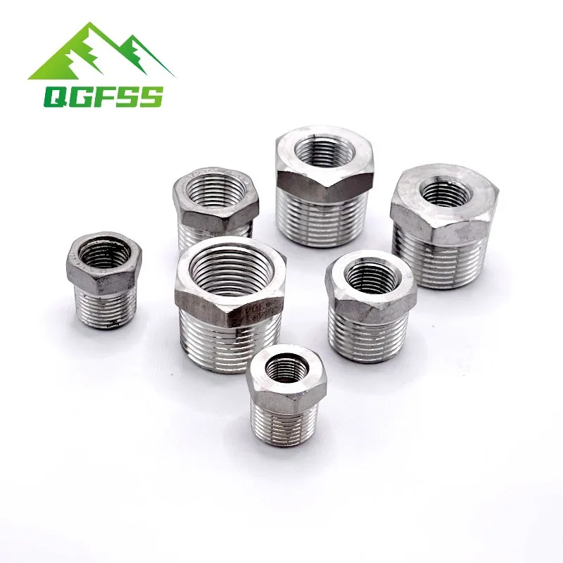 

Tonifying Heart Reducer Bushing 1/8" 1/4" 3/8" 1/2" BSP Male/Female Thread SS304 Stainless Steel Pipe Fittings For Water Gas Oil