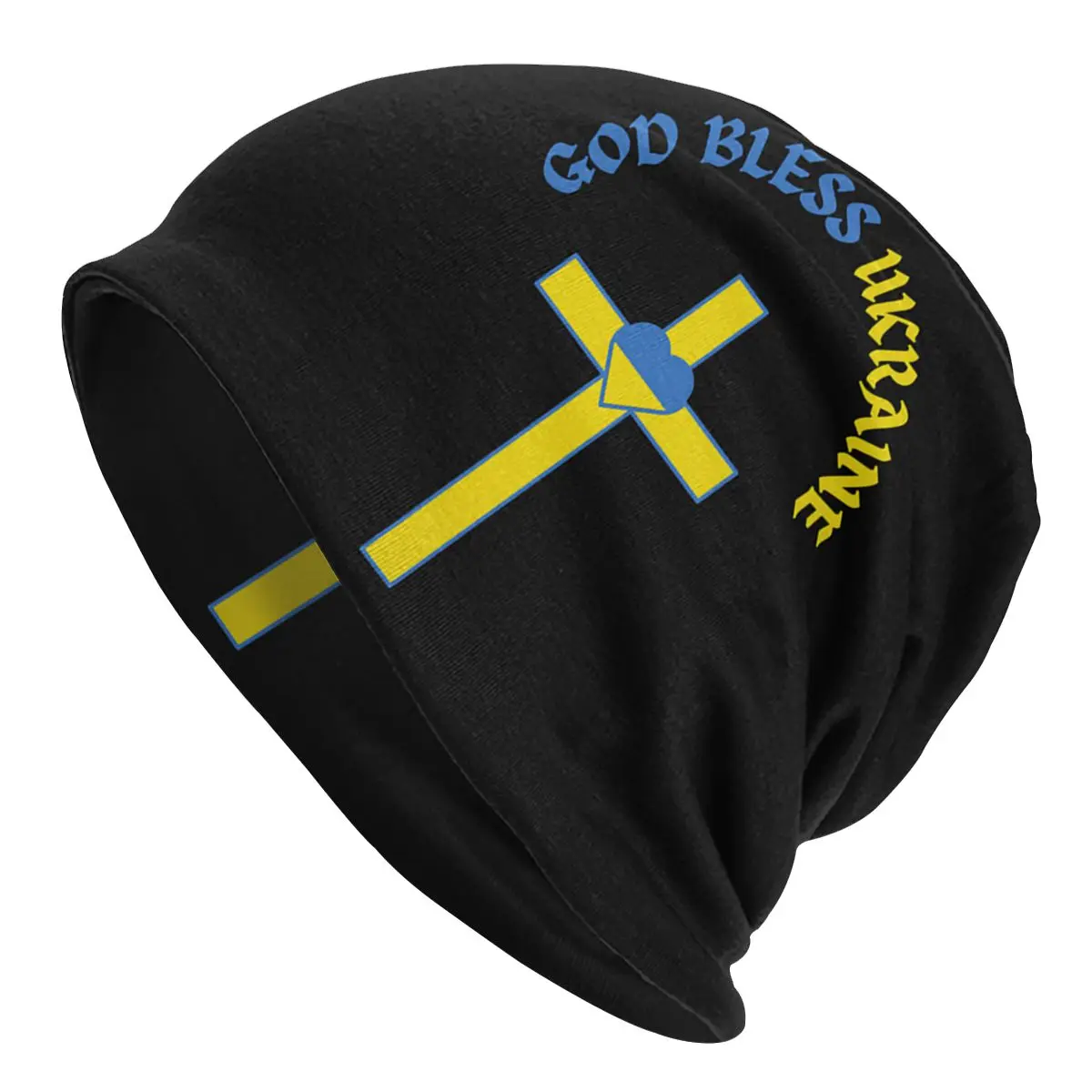 

Pray For Ukraine Bonnet Beanie Knitting Hat Men Women Cool Unisex Adult Ukrainian Flag Warm Winter Skullies Beanies Caps