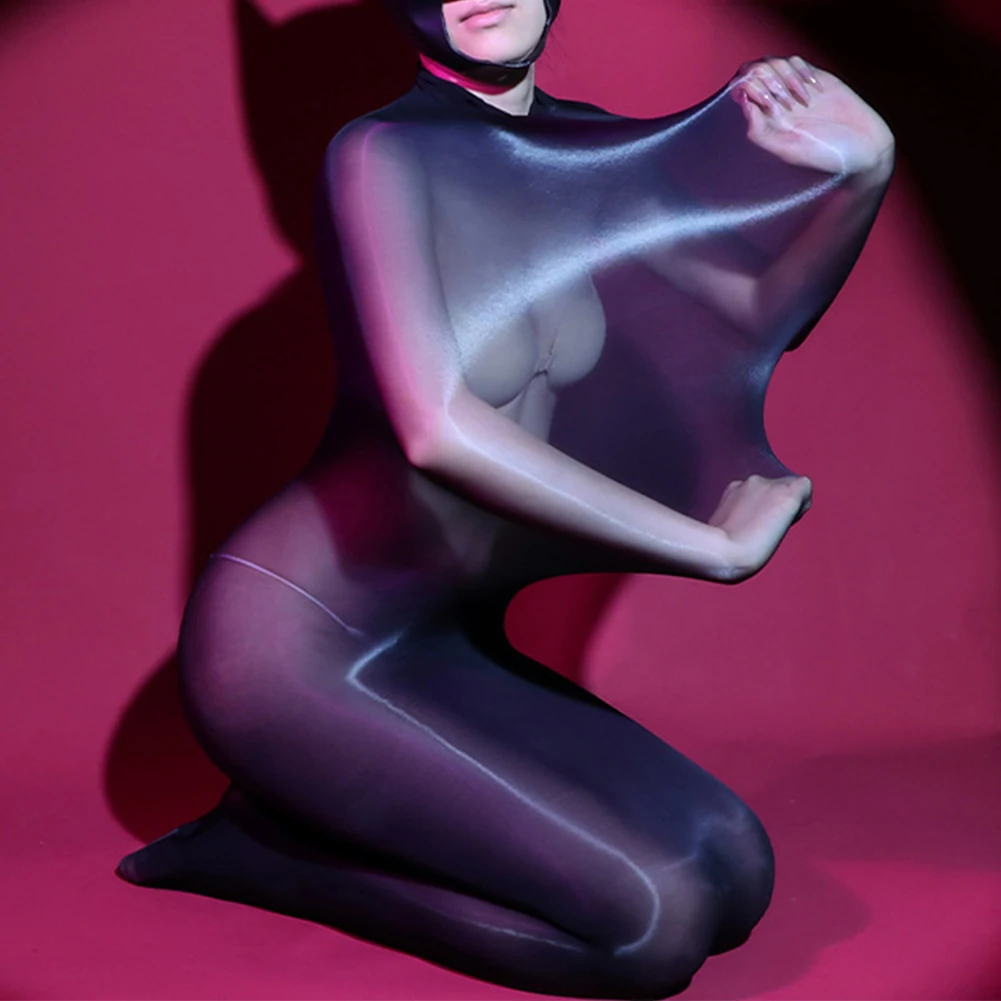 Women's Seamless Glossy Full Bodystocking Transparent Sleeping Bag Lingerie Bodysuit Female Intimate Underwear Elastic Bodycon
Women's Seamless Glossy Full Bodystocking Transparent Sleeping Bag Lingerie Bodysuit Female Intimate Underwear Elastic Bodycon