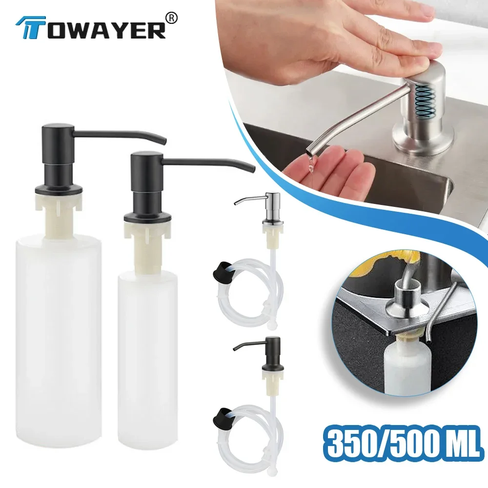 

Kitchen Liquid Soap Dispenser Pumps Kitchen Bathroom Soap Dispenser Sink Pressure Soap Bottle Kitchen Tool Bottle Accessories