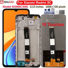 Ensemble écran tactile LCD de remplacement, 6.53 pouces, pour Xiaomi Redmi 9C M2006C3MG=