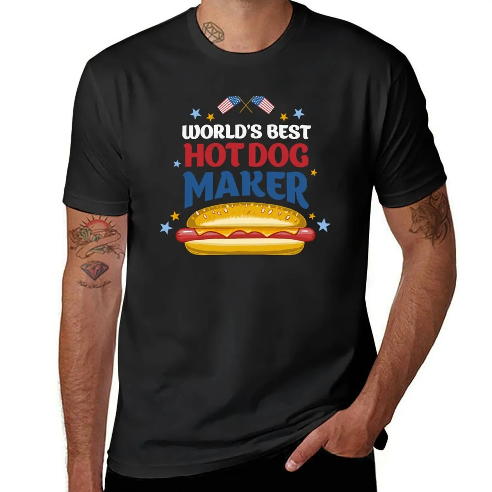 4th of July World's Best Hot Dog Maker T-shirt plus sizes vintage clothes boys whites tees mens t shirt
4th of July World's Best Hot Dog Maker T-shirt plus sizes vintage clothes boys whites tees mens t shirt