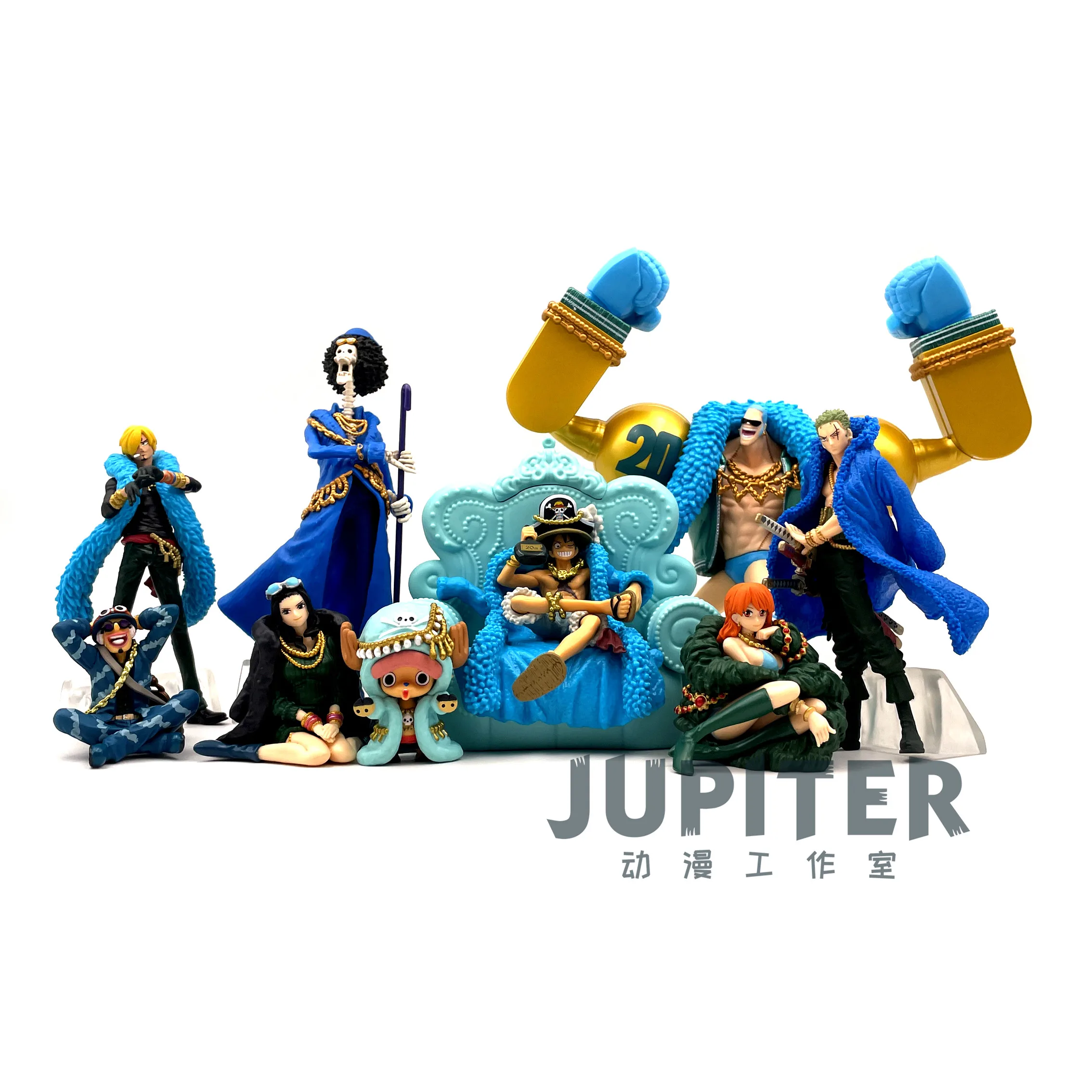 Bandai TAMASHII BOX One Piece Box Egg 20th Anniversary Blue Straw Hat Group of 9 People Can Move Shape Hand Desk Decoration
Bandai TAMASHII BOX One Piece Box Egg 20th Anniversary Blue Straw Hat Group of 9 People Can Move Shape Hand Desk Decoration