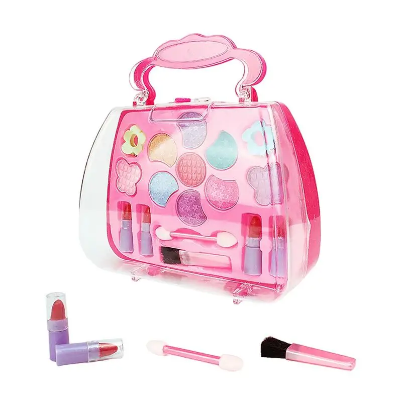 Makeup Sets For Kids Washable Cosmetic And Tested For Safe Real Cosmetic Kits With Makeup Bag Brushes Eyeshadow Lipstick
Makeup Sets For Kids Washable Cosmetic And Tested For Safe Real Cosmetic Kits With Makeup Bag Brushes Eyeshadow Lipstick