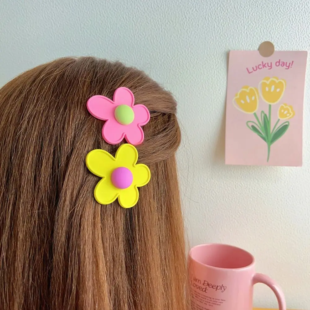 2Pcs/set Colorful Flower Hairpins Cute Plastic Hair Accessories For Girls Women Hairgrip Headdress Hair Accessories Lovely
2Pcs/set Colorful Flower Hairpins Cute Plastic Hair Accessories For Girls Women Hairgrip Headdress Hair Accessories Lovely