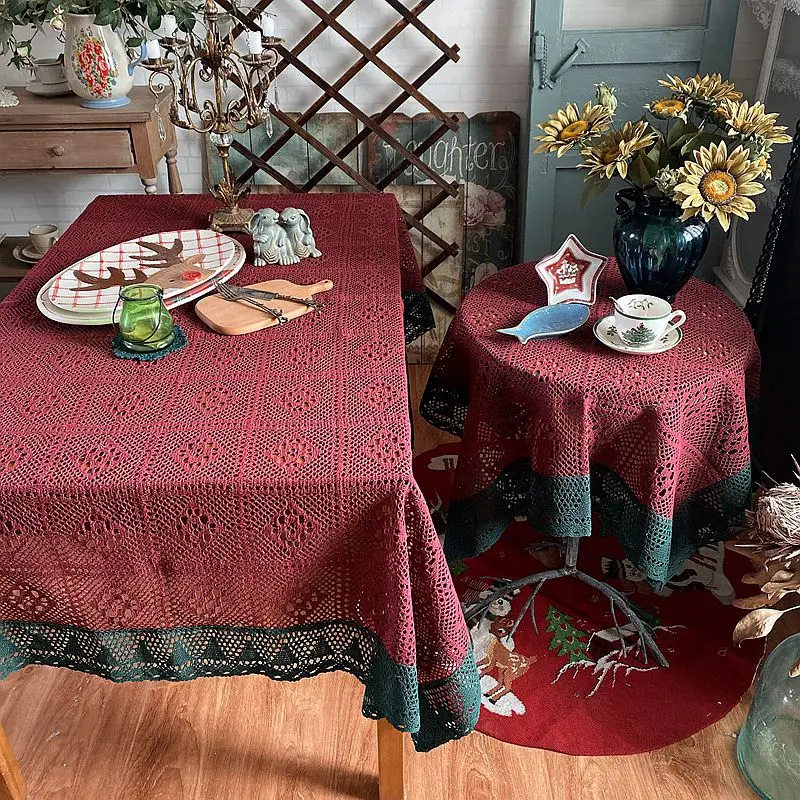 American Country Vintage Cotton Woven Lace Tablecloth and Coffee Table Cloth Table Runner Cover Towel
American Country Vintage Cotton Woven Lace Tablecloth and Coffee Table Cloth Table Runner Cover Towel