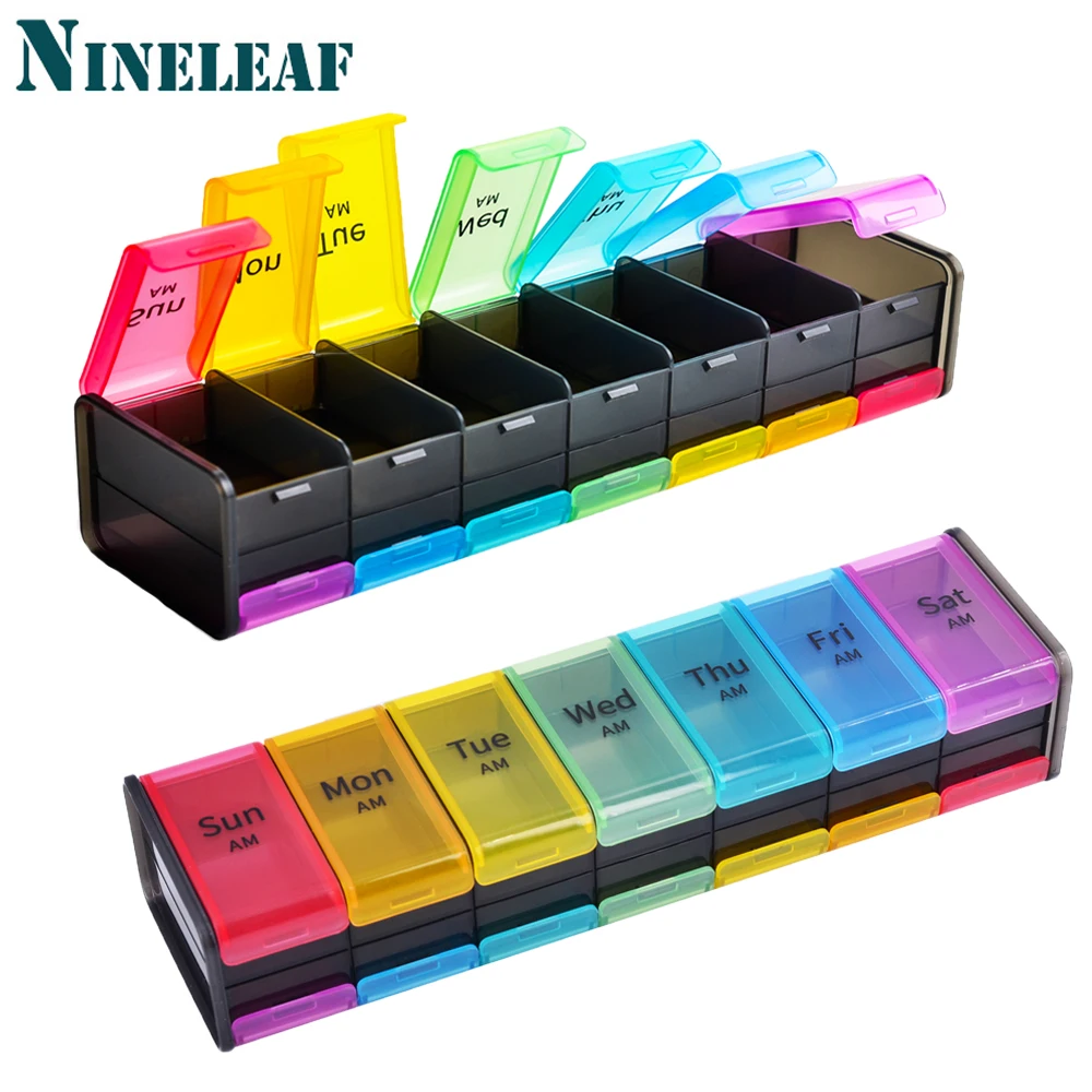 Weekly Pill Organizer 7 Day AM PM Extra Large Pill Case Wear Resistant Medicine Box BPA-Free Planner for Vitamins Fish oil
Weekly Pill Organizer 7 Day AM PM Extra Large Pill Case Wear Resistant Medicine Box BPA-Free Planner for Vitamins Fish oil