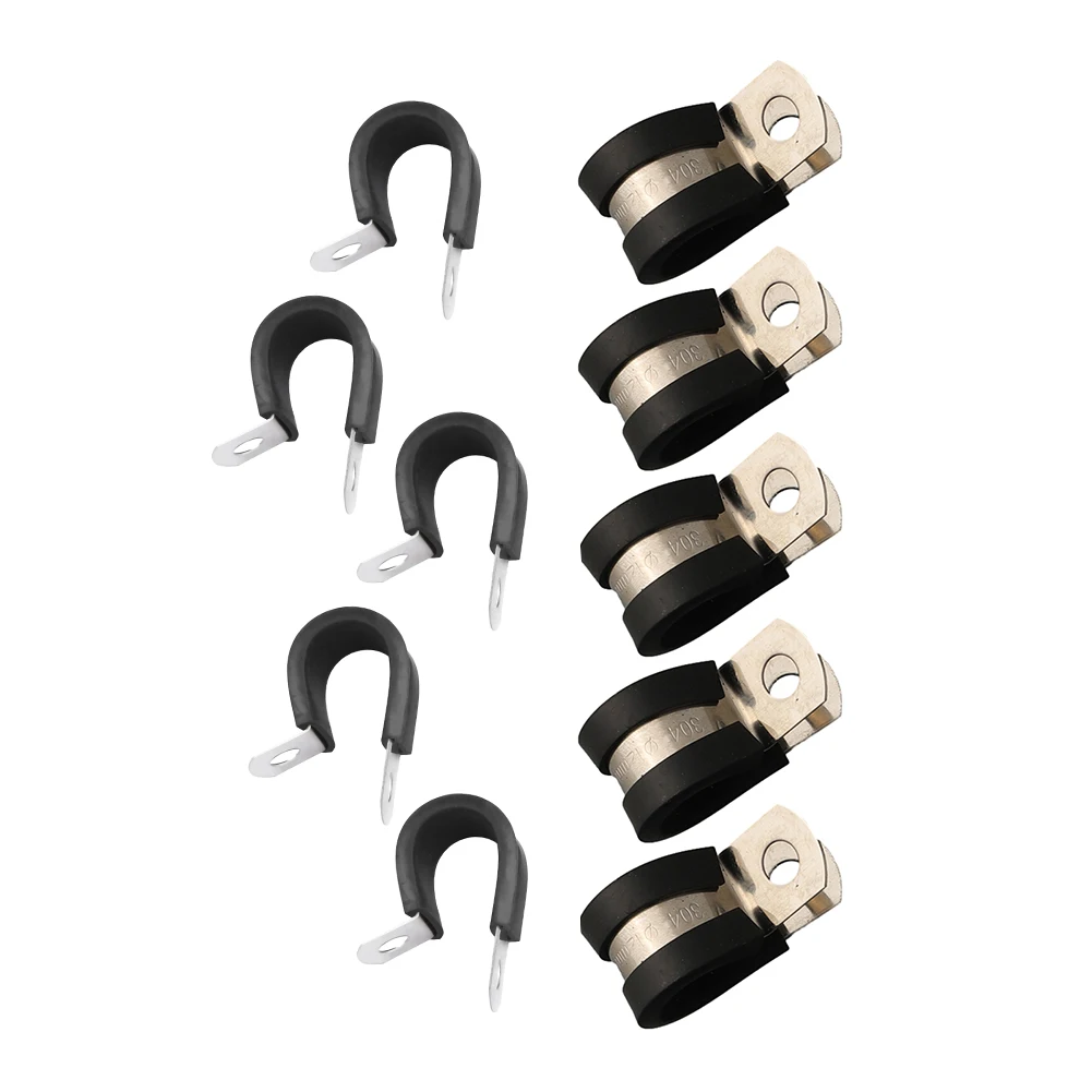 10pcs 304 Stainless Steel Strip Riding Card Type-R With M14 Rubber Retaining Clip Cable Installation Clamps Wire Riding Card
10pcs 304 Stainless Steel Strip Riding Card Type-R With M14 Rubber Retaining Clip Cable Installation Clamps Wire Riding Card