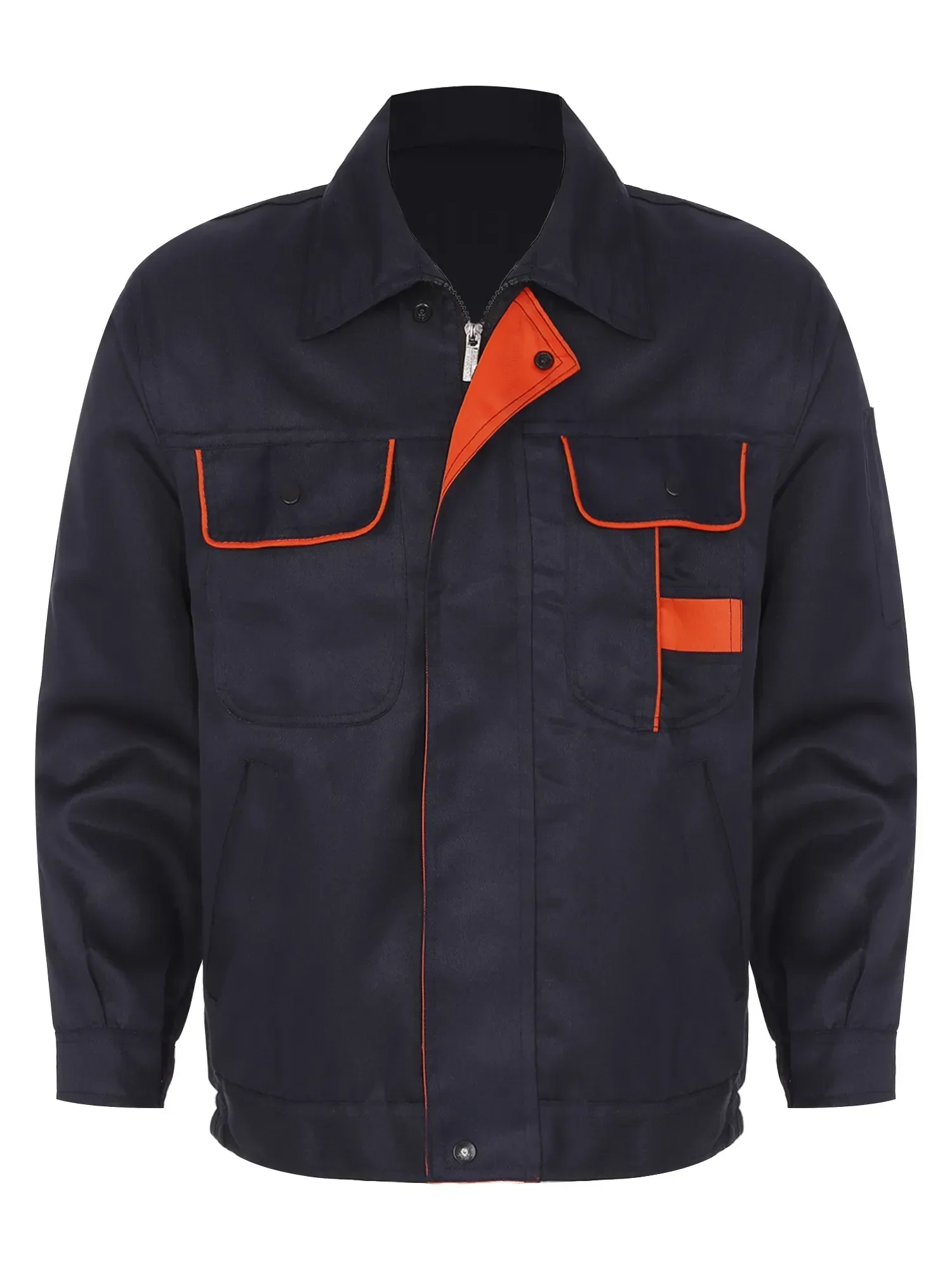 

Рабочая куртка унисекс для цеха, длинная Автомобильная куртка, куртка с завода-изготовителя, склада, строительный логистический рукав, мужской костюм, Женская компания