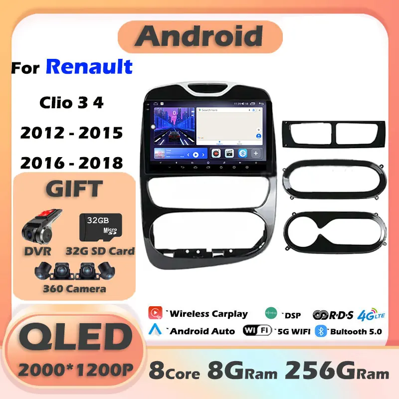 10.1" Android 14 For Renault Clio 3 4 2012 - 2015 2016 - 2018 Auto Carplay Car Radio Video Multimedia Player Stereo Audio GPS
10.1" Android 14 For Renault Clio 3 4 2012 - 2015 2016 - 2018 Auto Carplay Car Radio Video Multimedia Player Stereo Audio GPS