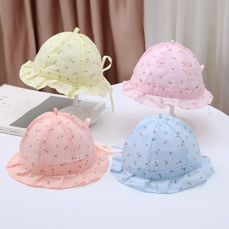 Spring Autumn 4 Colors Children's Fisherman Hat Cute Floral Girls Hats Kids Headwear Accessories for Newborn Babies 0-6M
Spring Autumn 4 Colors Children's Fisherman Hat Cute Floral Girls Hats Kids Headwear Accessories for Newborn Babies 0-6M