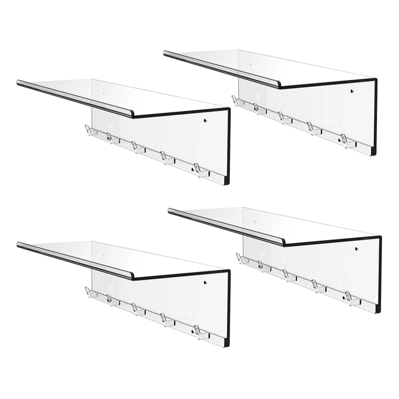 Acrylic Floating Wall Shelf Set Of 4,Wall Mounted Floating Shelves For Bedroom Decor Living Room Hanging Shelving
Acrylic Floating Wall Shelf Set Of 4,Wall Mounted Floating Shelves For Bedroom Decor Living Room Hanging Shelving