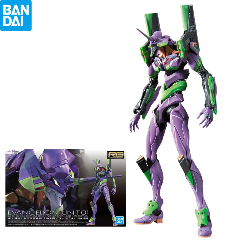 

In Stock Bandai Rg Neon Evangelion Movie Unit-01 Original Genuine Anime Figure Model Action Toys for Boy Figures Collection Doll