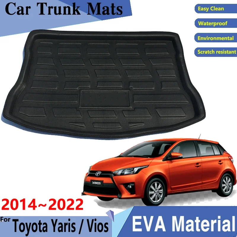 Коврики для багажника автомобиля Toyota Yaris Vios Hatchback XP150 2014 ~ 2022, Противоскользящий коврик для багажника автомобиля, коврики для заднего багажника и легкой очистки, аксессуары
Коврики для багажника автомобиля Toyota Yaris Vios Hatchback XP150 2014 ~ 2022, Противоскользящий коврик для багажника автомобиля, коврики для заднего багажника и легкой очистки, аксессуары