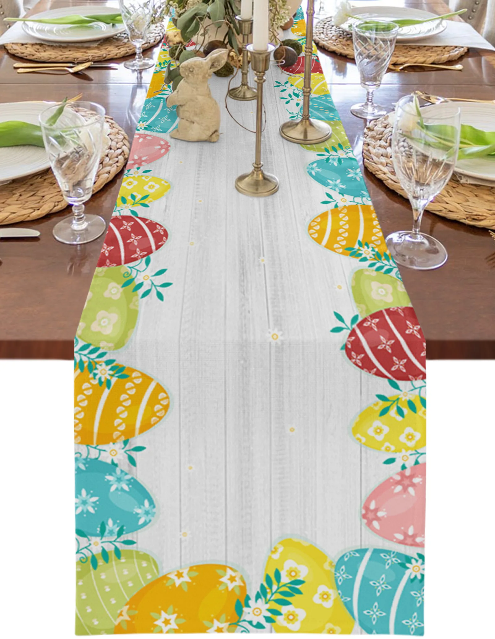 Easter Eggs Border Daisies Linen Table Runner Kitchen Table Decoration Farmhouse Dining Table Cloth Wedding Party Decor
Easter Eggs Border Daisies Linen Table Runner Kitchen Table Decoration Farmhouse Dining Table Cloth Wedding Party Decor