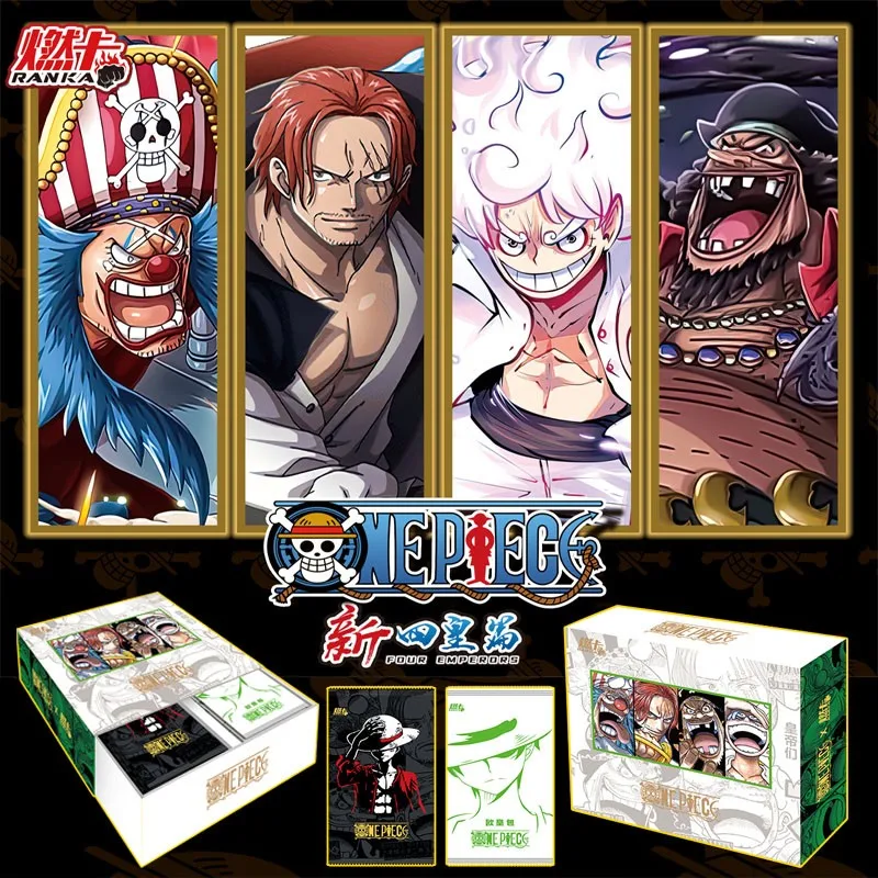 One Piece Collections rare cards box Anime Luffy Zoro Nami Chopper TCG Game collectibles card Battle for Child Birthday gift Toy
One Piece Collections rare cards box Anime Luffy Zoro Nami Chopper TCG Game collectibles card Battle for Child Birthday gift Toy