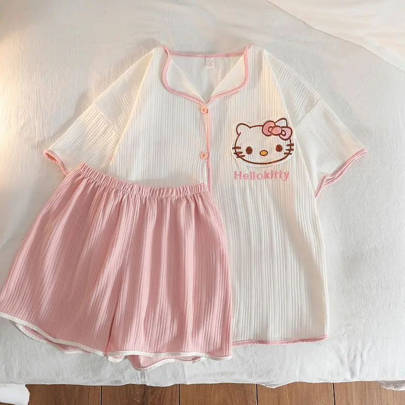 2 3Pcs New Cute Hello Kitty Pajamas Women Sanrio Kawaii Anime My Melody Cinnamoroll Summer Sweet Short Sleeve Home Wear Kid Gift
2 3Pcs New Cute Hello Kitty Pajamas Women Sanrio Kawaii Anime My Melody Cinnamoroll Summer Sweet Short Sleeve Home Wear Kid Gift