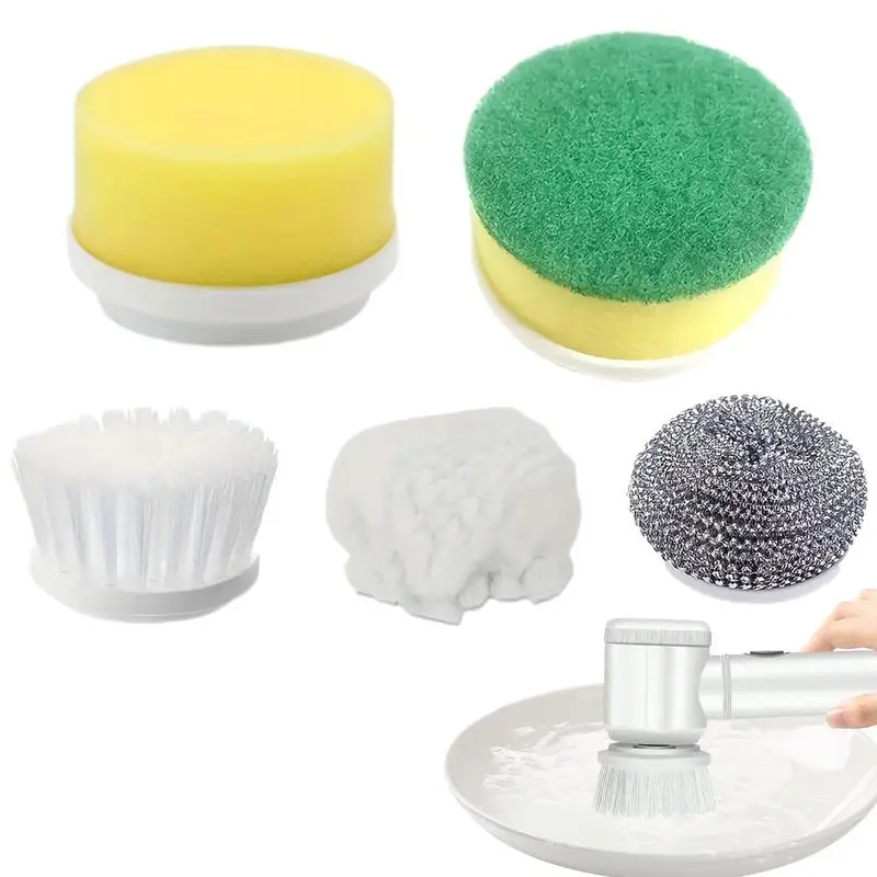 Electric Scrubber Replacement Heads Electric Cleaning Brush 5PCS Replaceable Brush Heads Set Cleaning Accessory for Bathroom
Electric Scrubber Replacement Heads Electric Cleaning Brush 5PCS Replaceable Brush Heads Set Cleaning Accessory for Bathroom