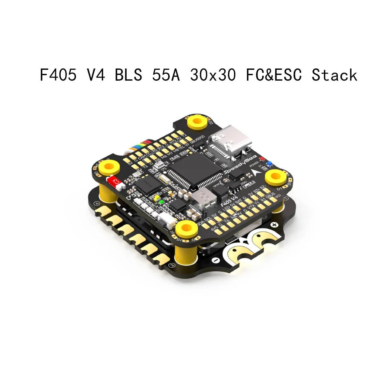 SpeedyBee F405 V4 BLS 55A 30X30 FC&ESC Stack F405 V4 Flight Controller BLHELI_S 55A 4in1 ESC
SpeedyBee F405 V4 BLS 55A 30X30 FC&ESC Stack F405 V4 Flight Controller BLHELI_S 55A 4in1 ESC