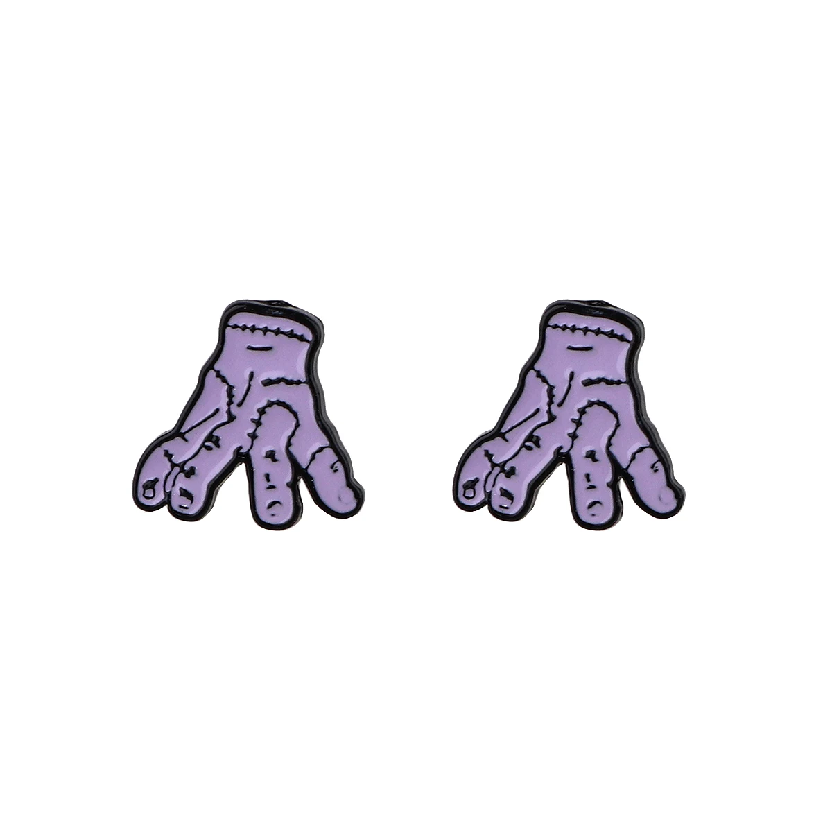 New Classic Movie Wednesday Piercing Stud Earring Gothic Punk Severed Hand Metal Earrings Woman Jewelry Accessories
New Classic Movie Wednesday Piercing Stud Earring Gothic Punk Severed Hand Metal Earrings Woman Jewelry Accessories